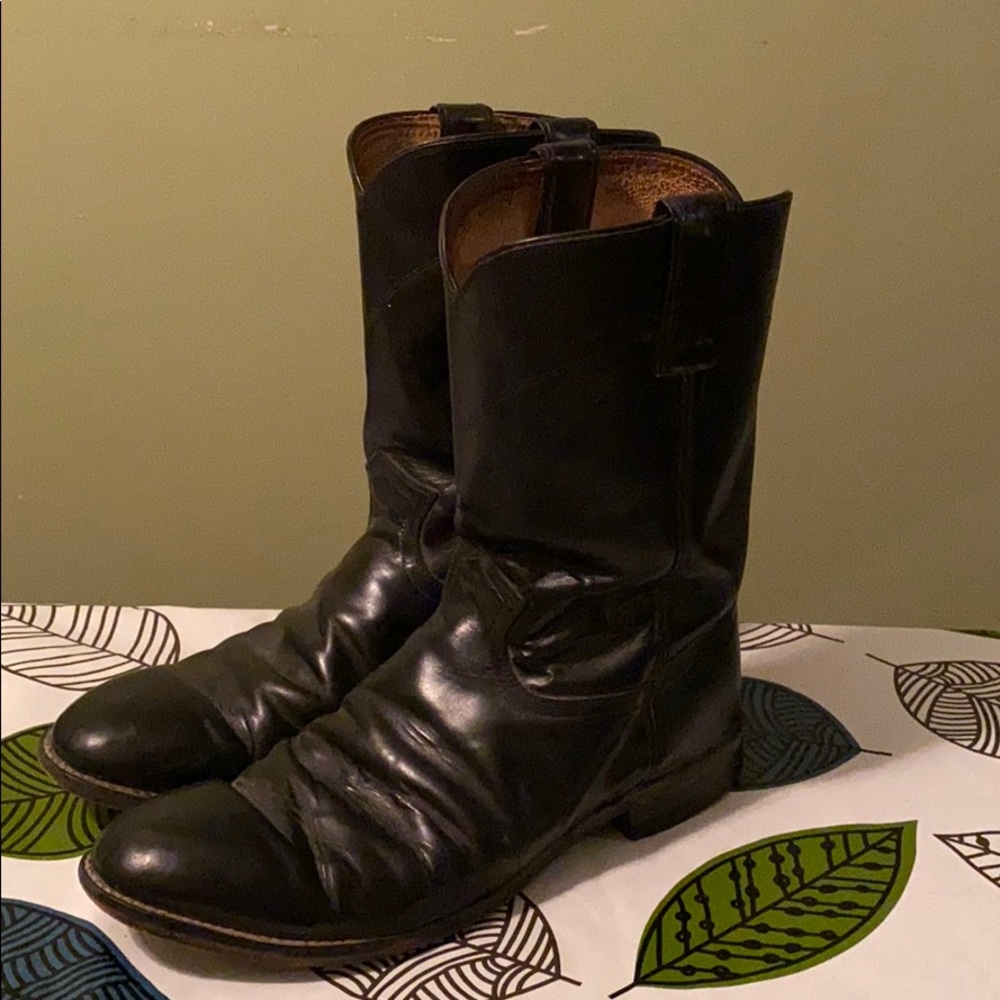 Justin Men's Jackson Roper Black